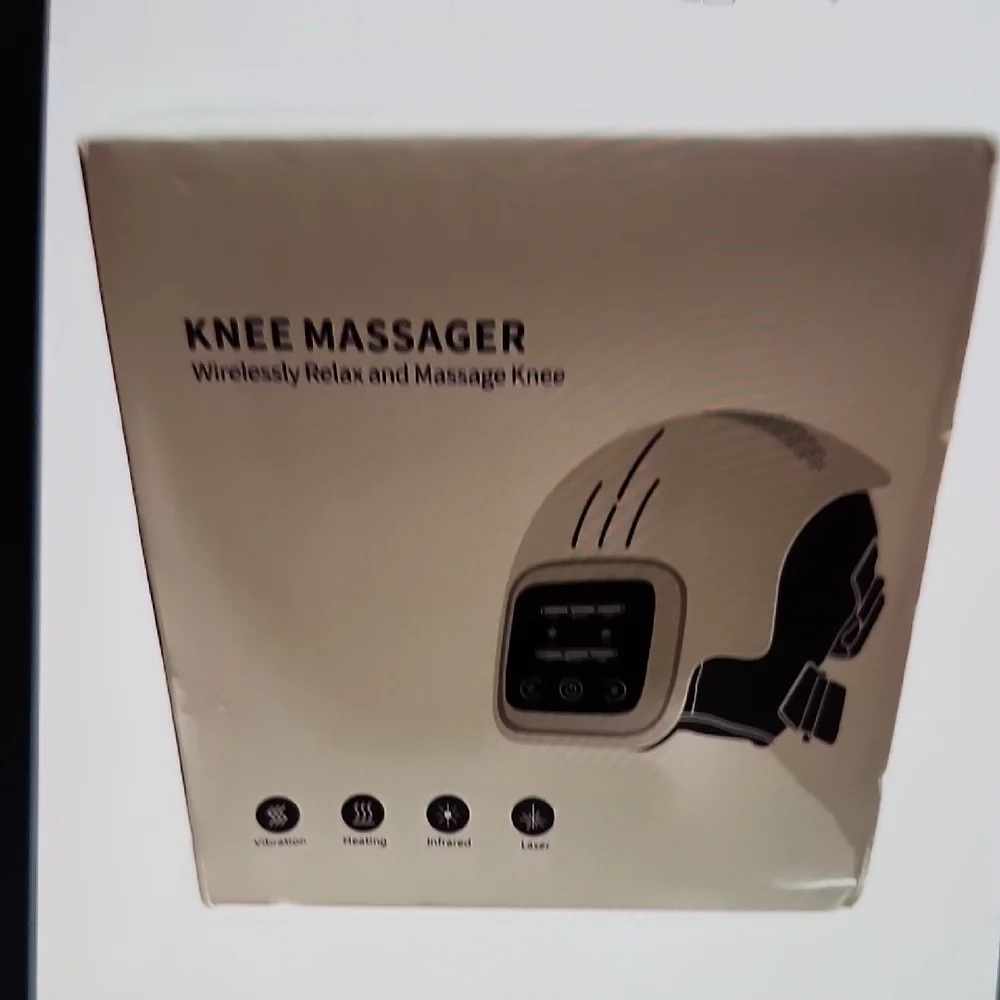 Wireless Knee Massager - Black